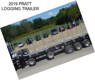 2019 PRATT LOGGING TRAILER