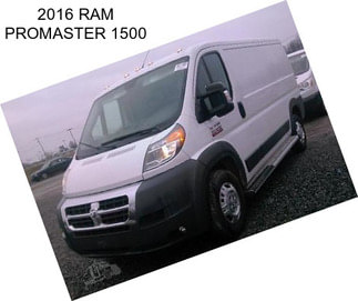 2016 RAM PROMASTER 1500