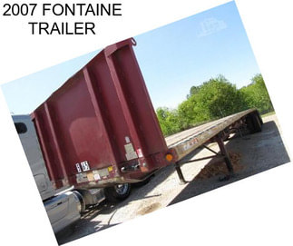 2007 FONTAINE TRAILER