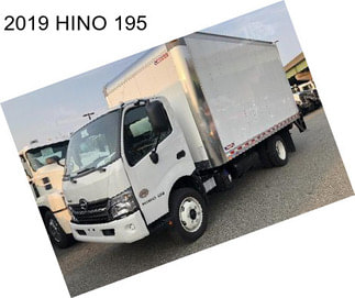 2019 HINO 195