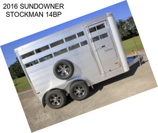 2016 SUNDOWNER STOCKMAN 14BP