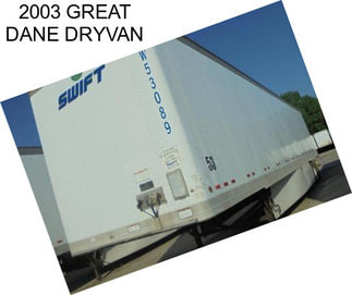 2003 GREAT DANE DRYVAN