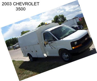 2003 CHEVROLET 3500