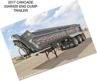 2017 CANCADE 33AR400 END DUMP TRAILER