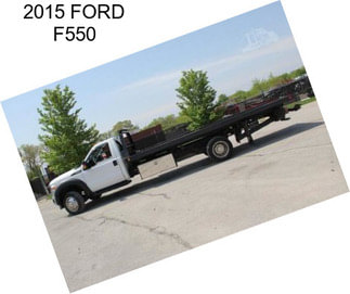 2015 FORD F550