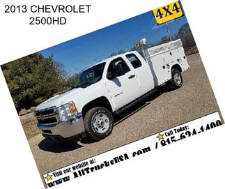 2013 CHEVROLET 2500HD