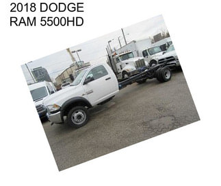 2018 DODGE RAM 5500HD