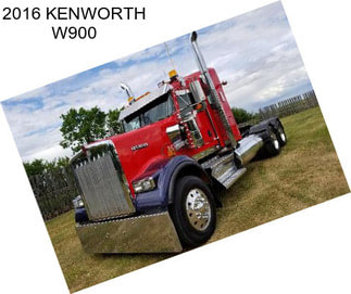 2016 KENWORTH W900