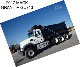 2017 MACK GRANITE GU713