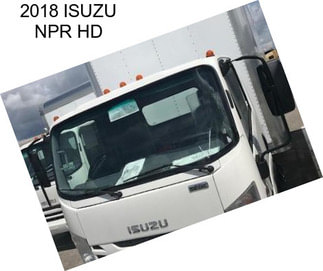 2018 ISUZU NPR HD