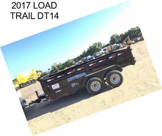 2017 LOAD TRAIL DT14