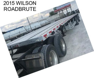 2015 WILSON ROADBRUTE