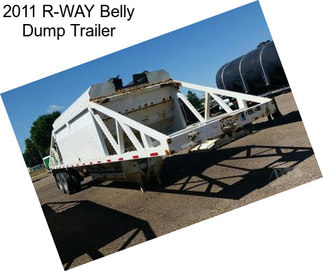 2011 R-WAY Belly Dump Trailer