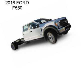 2018 FORD F550