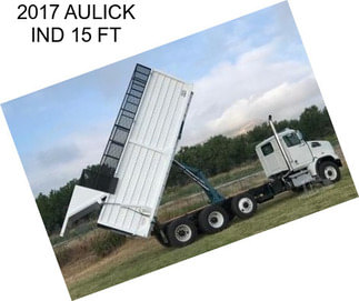 2017 AULICK IND 15 FT