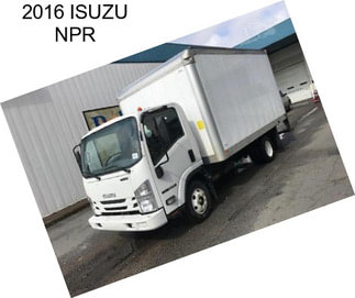 2016 ISUZU NPR