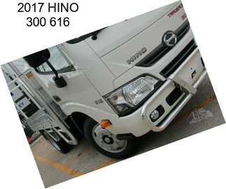 2017 HINO 300 616