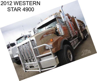 2012 WESTERN STAR 4900