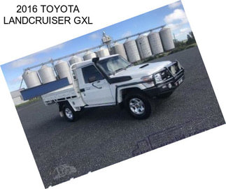 2016 TOYOTA LANDCRUISER GXL