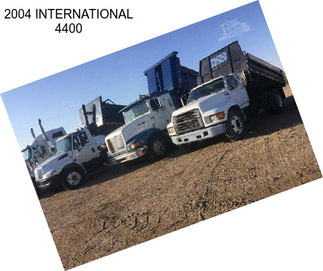 2004 INTERNATIONAL 4400