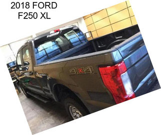 2018 FORD F250 XL