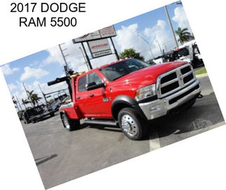 2017 DODGE RAM 5500