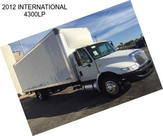 2012 INTERNATIONAL 4300LP