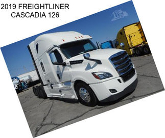 2019 FREIGHTLINER CASCADIA 126