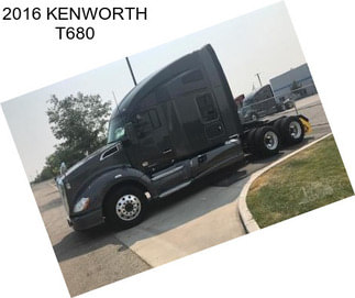 2016 KENWORTH T680