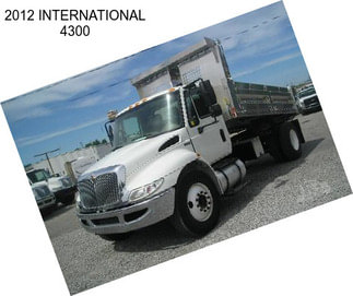 2012 INTERNATIONAL 4300