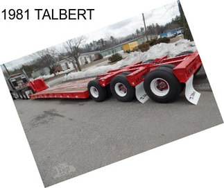 1981 TALBERT