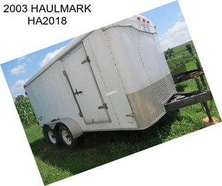 2003 HAULMARK HA2018