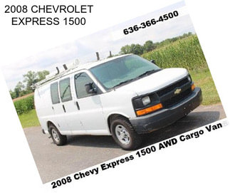 2008 CHEVROLET EXPRESS 1500