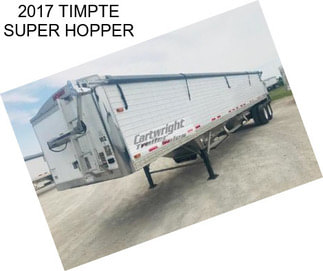 2017 TIMPTE SUPER HOPPER