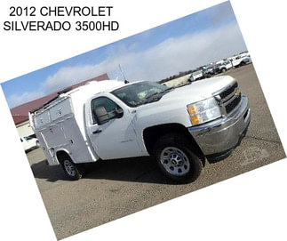 2012 CHEVROLET SILVERADO 3500HD