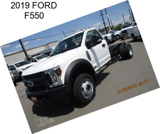 2019 FORD F550