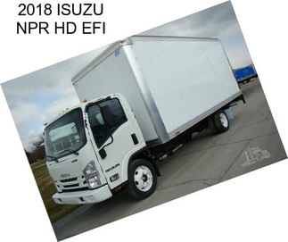 2018 ISUZU NPR HD EFI