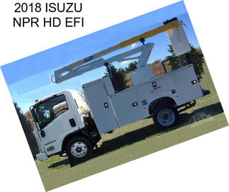 2018 ISUZU NPR HD EFI