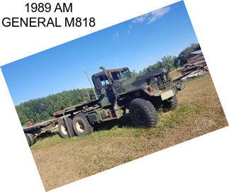 1989 AM GENERAL M818