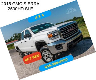 2015 GMC SIERRA 2500HD SLE