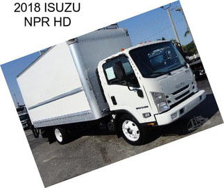 2018 ISUZU NPR HD