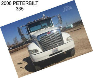 2008 PETERBILT 335