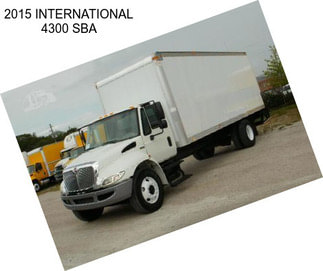 2015 INTERNATIONAL 4300 SBA