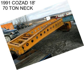 1991 COZAD 18\' 70 TON NECK