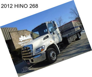 2012 HINO 268