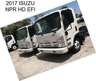 2017 ISUZU NPR HD EFI