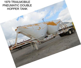 1979 TRAILMOBILE PNEUMATIC DOUBLE HOPPER TANK