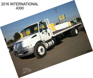 2016 INTERNATIONAL 4300