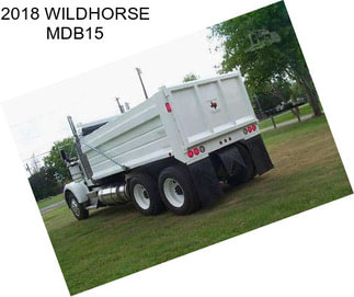 2018 WILDHORSE MDB15