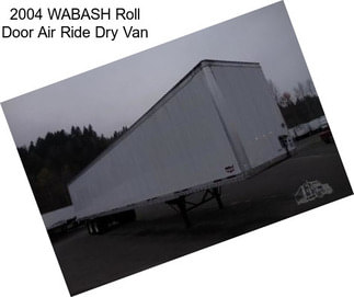 2004 WABASH Roll Door Air Ride Dry Van